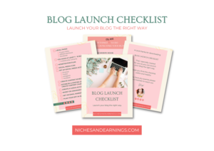BLOG LAUNCH CHECKLIST