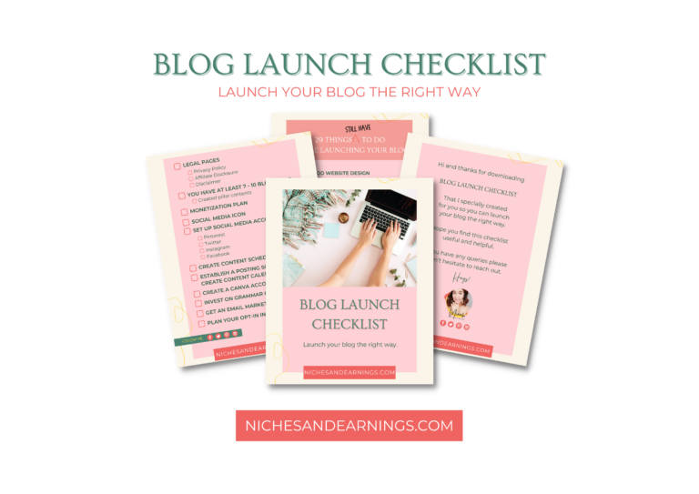 BLOG LAUNCH CHECKLIST