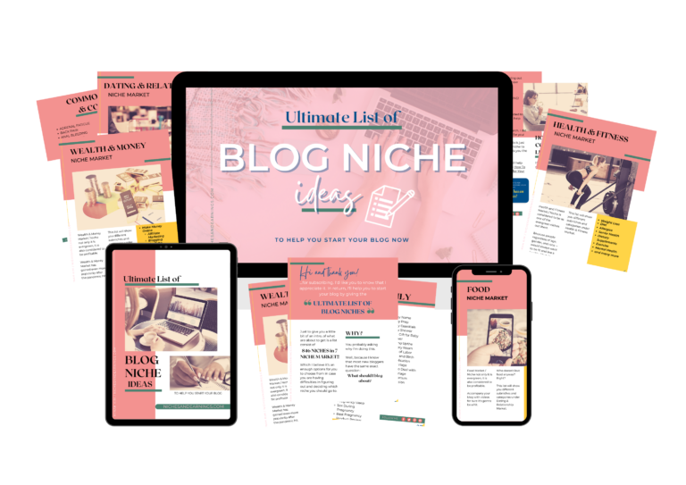 BLOG NICHE LIST