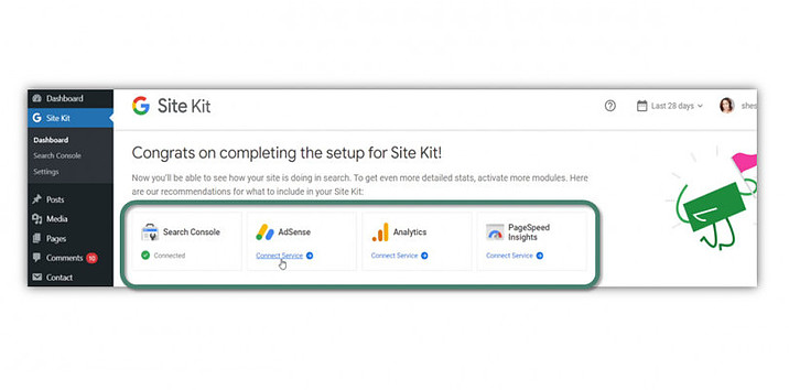 Google Site Kit Plugin