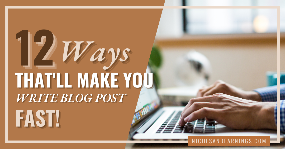 How to Write Bog Post Fast