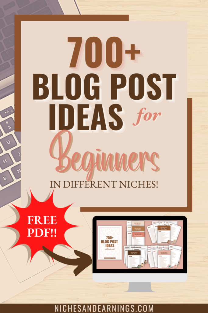 BLOG POST IDEAS FOR BEGINNERS